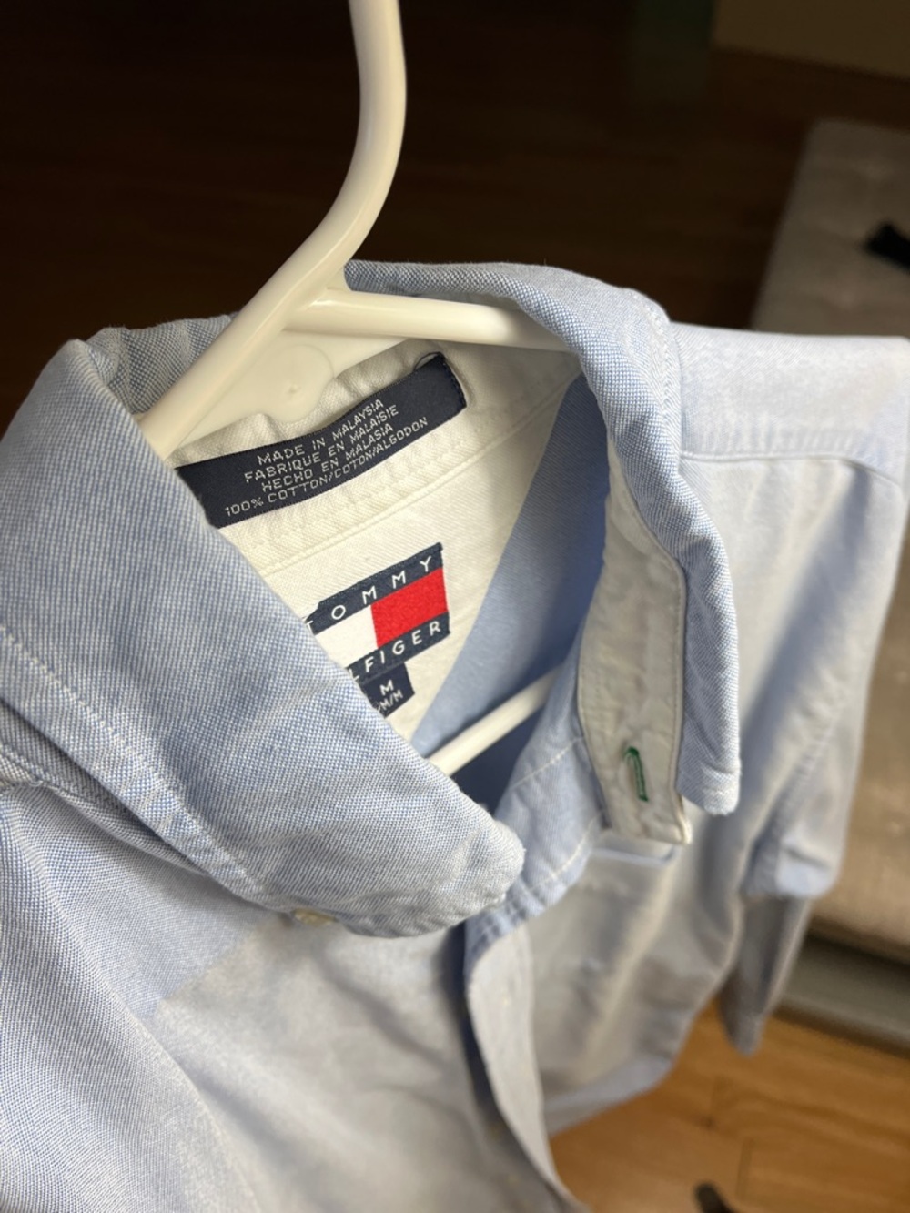 Tommy Hilfiger Light Blue Oxford Button-Up Shirt - Picture 6 of 6